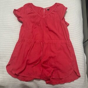 Universal Thread Pink Flutter Sleeve Romper